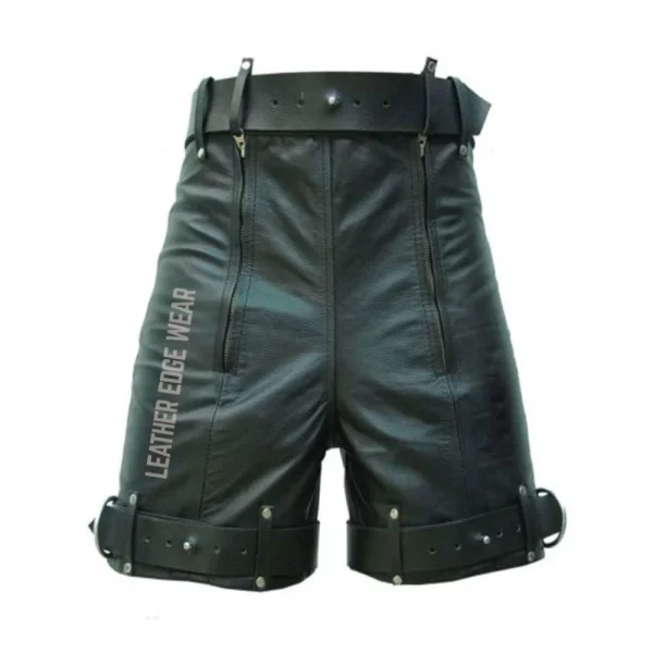 Leather Shorts - Image 1