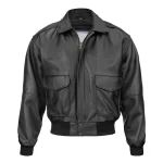 Leather Bomber Jacket