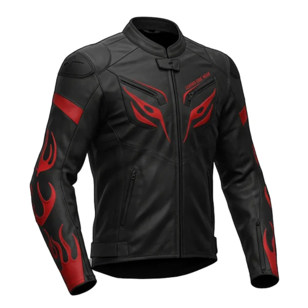 Motorbike Leather Jacket - Image 1