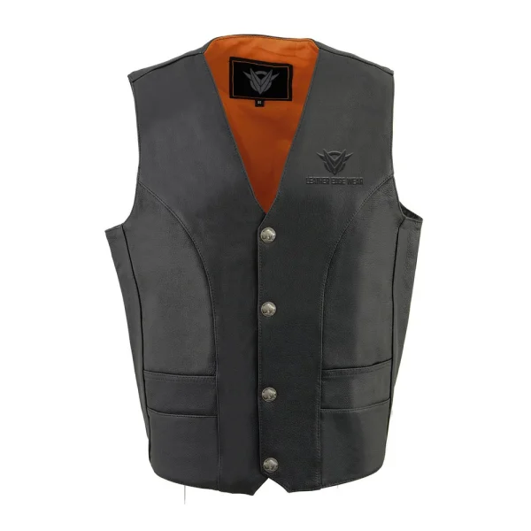 Leather Vest - Image 1