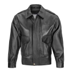 Leather Bomber Jacket