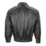 Leather Bomber Jacket - Image 2