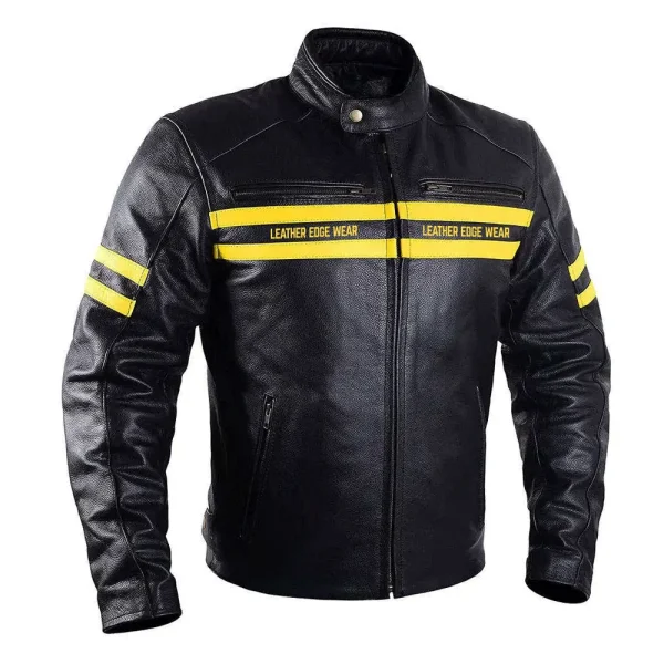Motorbike Leather Jacket - Image 1