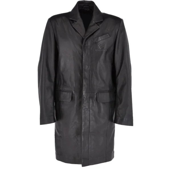 Leather Long Coats - Image 1