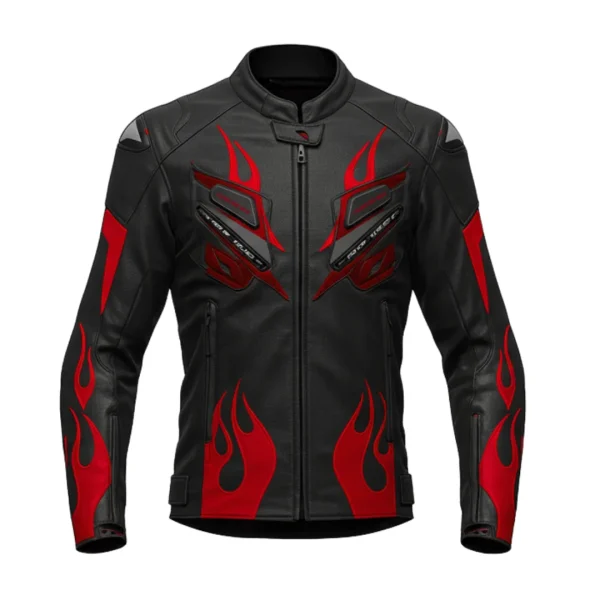 Motorbike Leather Jacket - Image 1