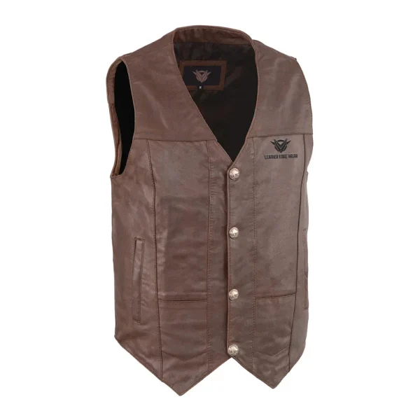 Leather Vest - Image 1