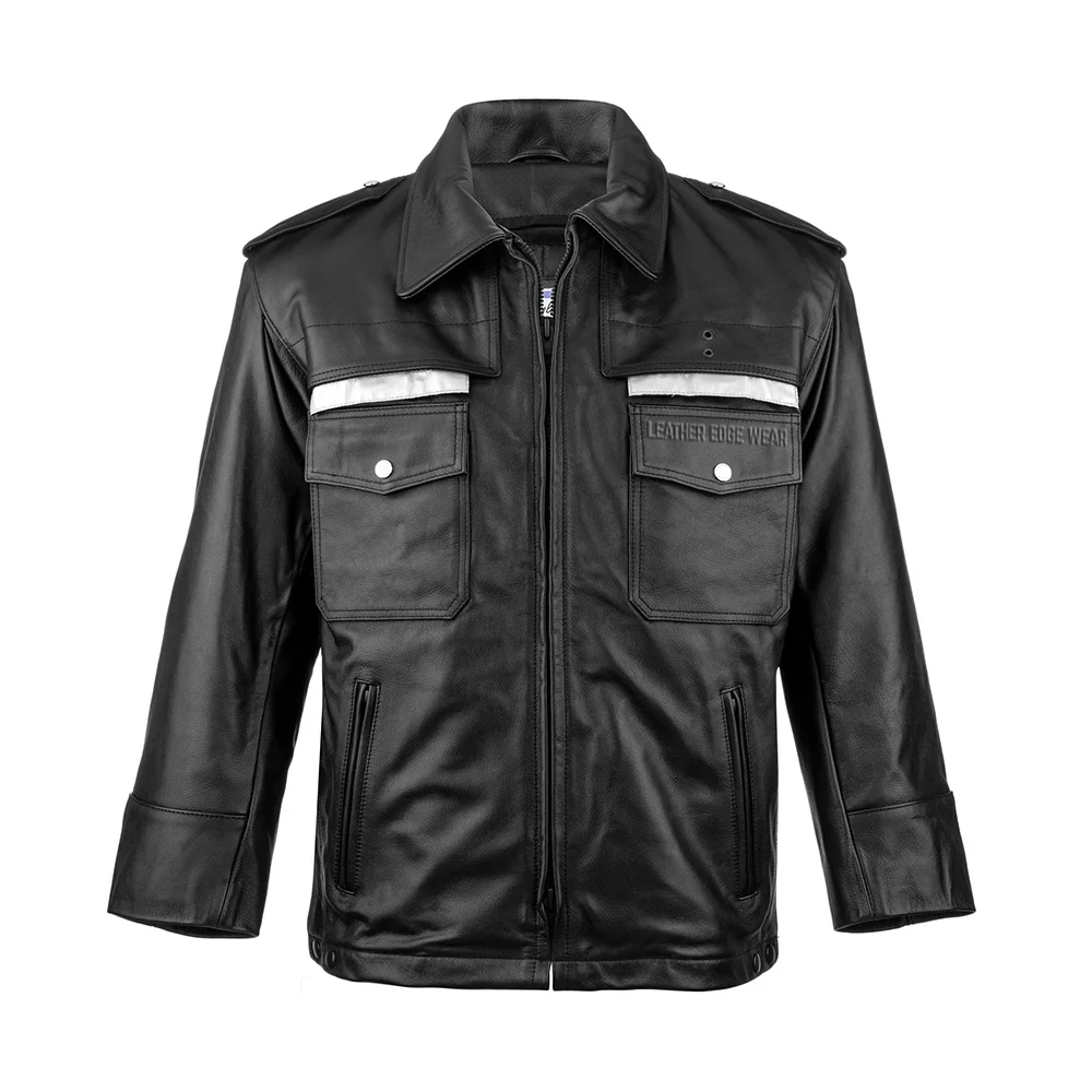 9 Men Leather Jackets - Image 1