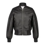 Leather Bomber Jacket