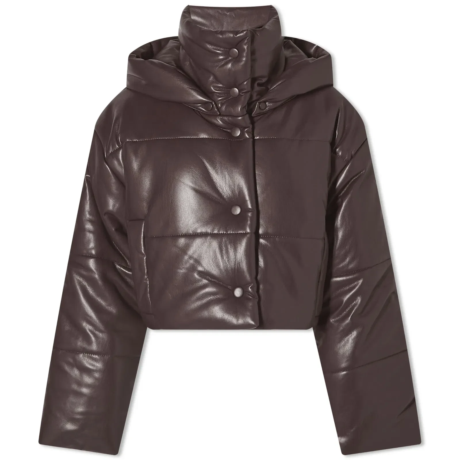 cd7efcd9-1628-4a95-86b3-2d2476d6d9f6 Leather Puffer Jacket - Image 1