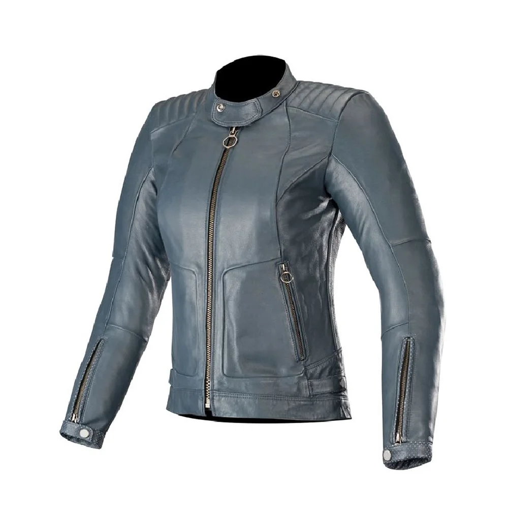 1 Women Leather Jacket - Image 1