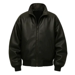 Leather Bomber Jacket