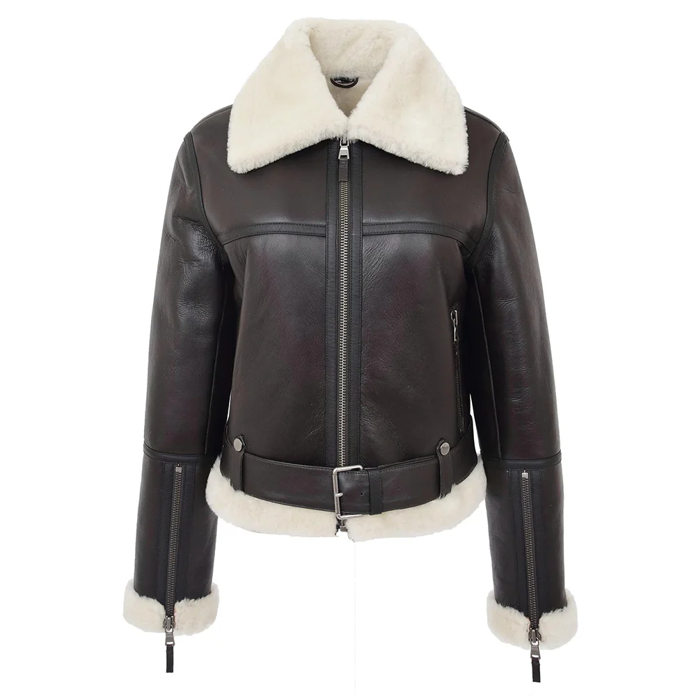 23 Women Leather Jacket - Image 1