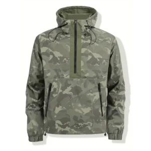 Men's Lightweight Camouflage Hooded Jacket
