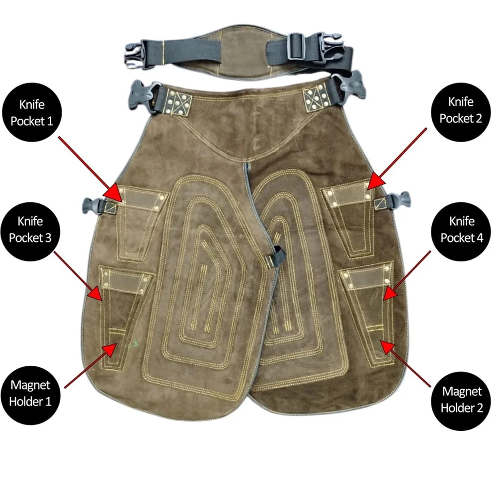 32 Leather Farrier Apron - Image 1