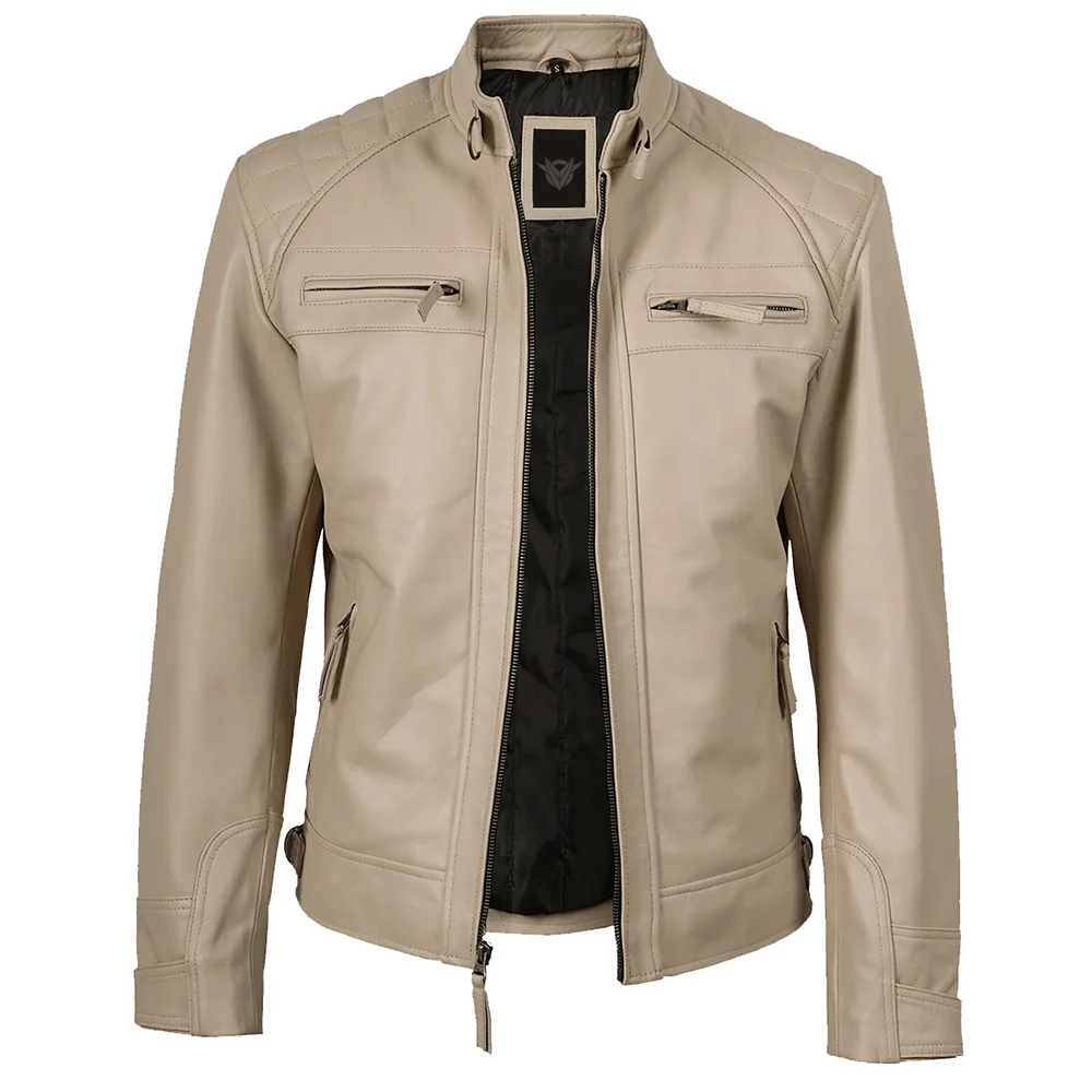 9 Men Leather Jackets - Image 1