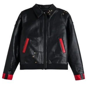 Arcane Cagefighter VI Black Leather Jacket