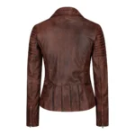 Women's Soft Leather Women's Biker Jacket - Image 2