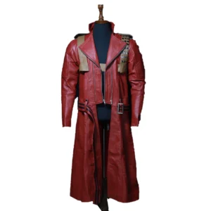 Red Cosplay Trench Coat