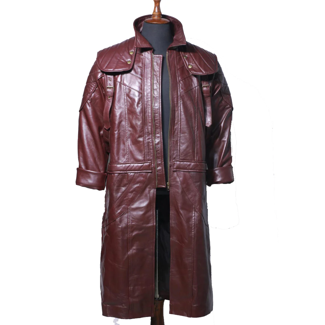 il_1140xN.7016671125_kdlh Real Leather Trench Coat Brown - Image 1