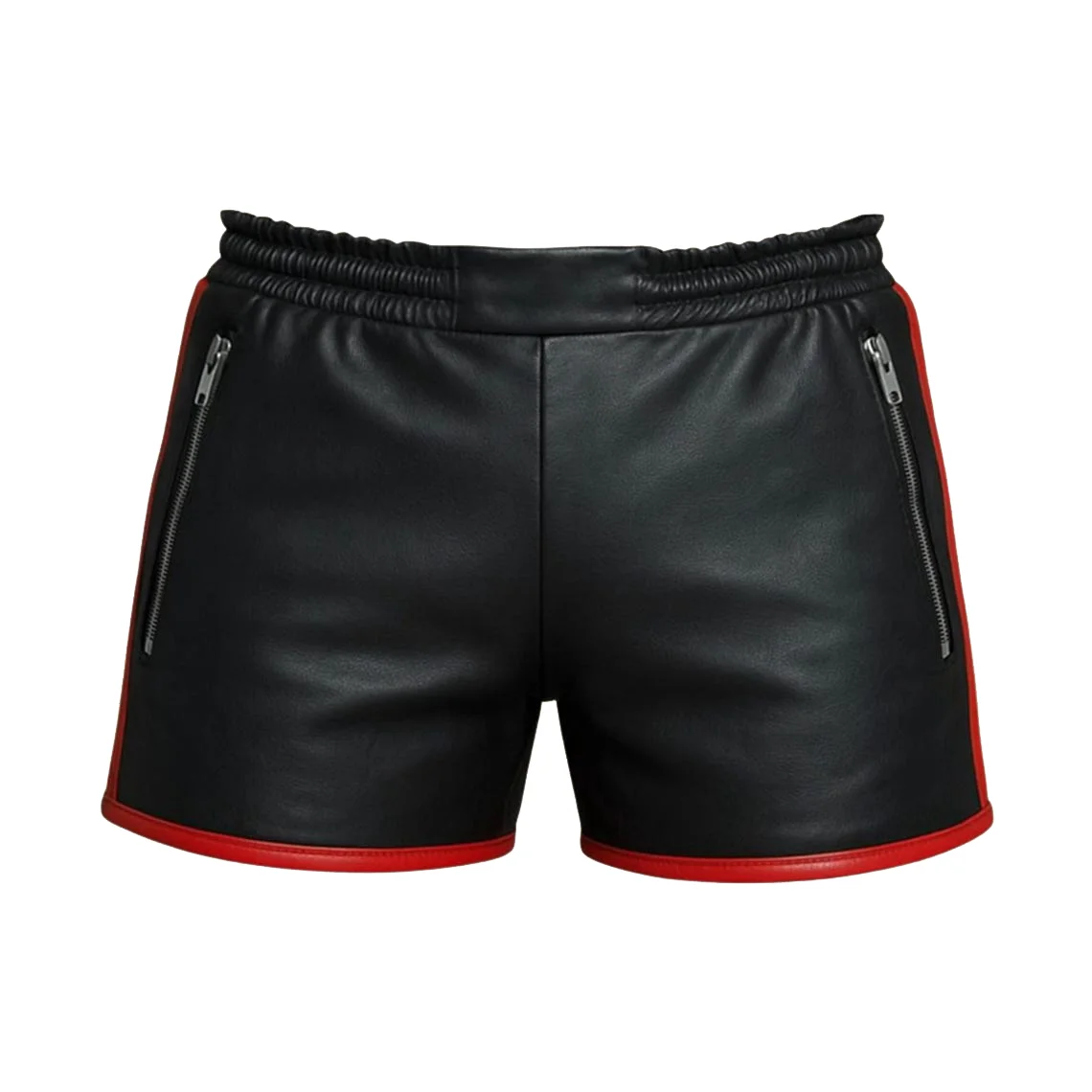 il_1140xN.7033271554_kcw2 Men’s Premium Black Leather Boxer Shorts with Red Stripes - Image 1
