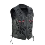 Men’s Handmade Gothic Biker Vest