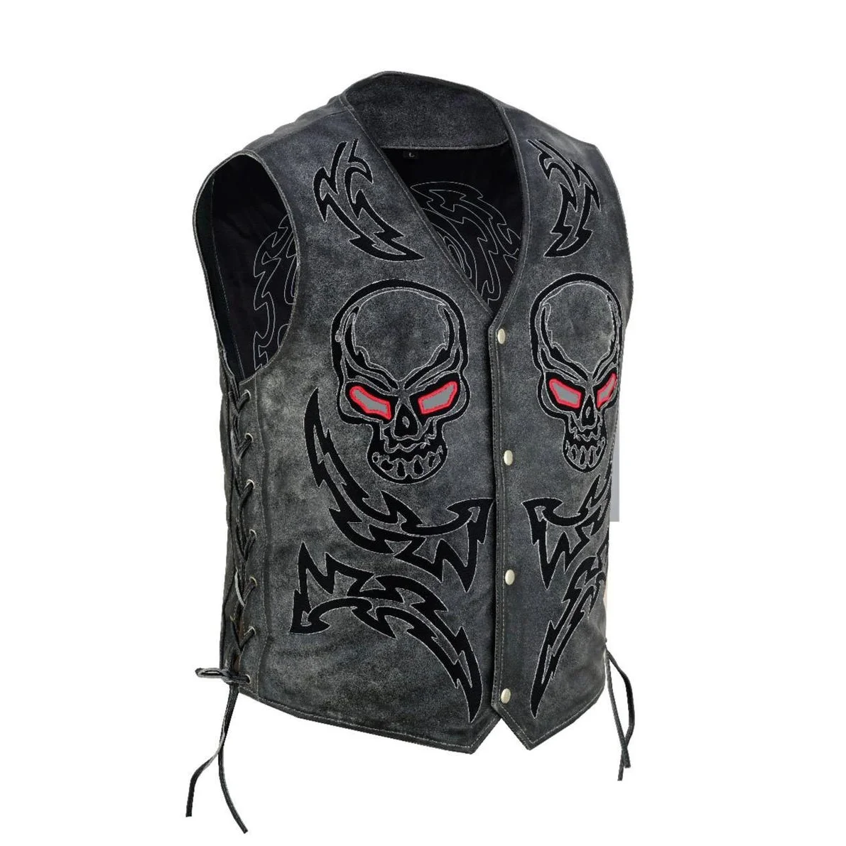 il_794xN.7232257978_q8a7 Men’s Handmade Gothic Biker Vest - Image 1